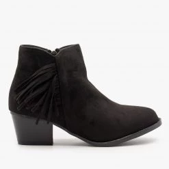 Bella Marie Classic Fringe Booties