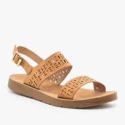 Montecucco Newest Arrivals Classic Laser Cut Sandals