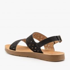 Montecucco Newest Arrivals Classic Laser Cut Sandals