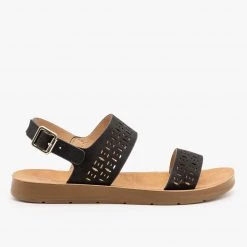 Montecucco Newest Arrivals Classic Laser Cut Sandals