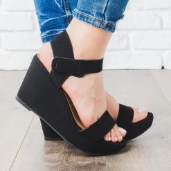 Bamboo Shoes Classic Platform Wedge Newest Arrivals