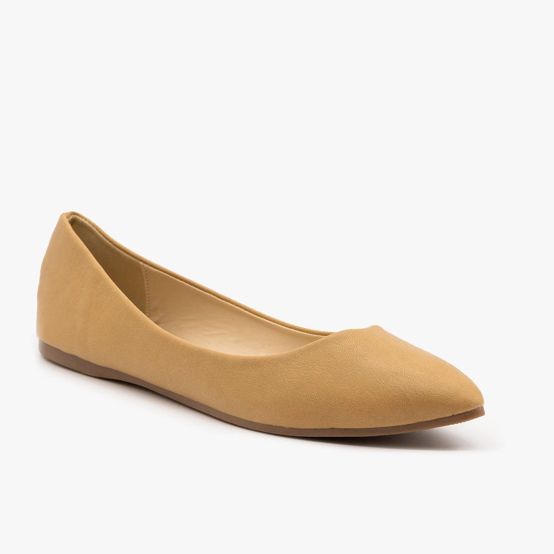 Bella Marie Classic Pointed Toe Ballet Flats 1 Bella Marie Classic Pointed Toe Ballet Flats