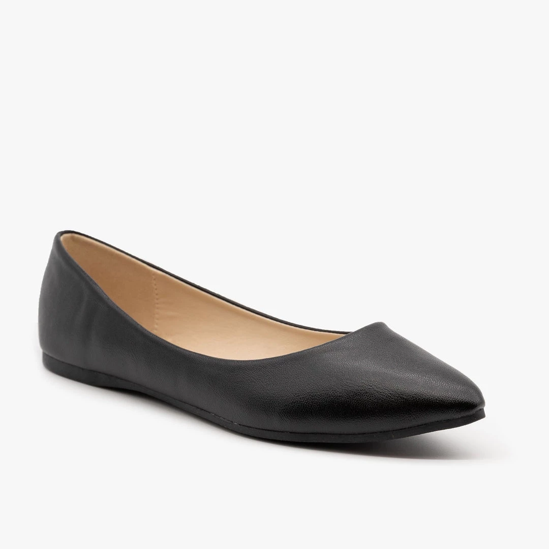 Bella Marie Classic Pointed Toe Ballet Flats 2 Bella Marie Classic Pointed Toe Ballet Flats