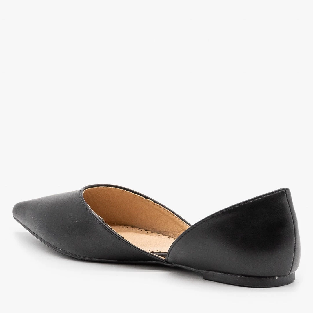 Refresh Classic Pointed Toe D'Orsay Flats Newest Arrivals 9 Refresh Classic Pointed Toe D'Orsay Flats Newest Arrivals