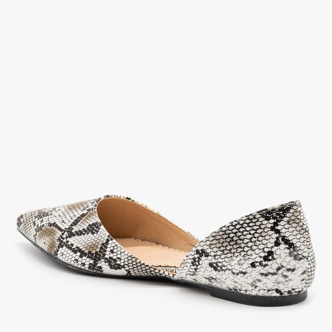 Refresh Classic Pointed Toe D'Orsay Flats Newest Arrivals 3 Refresh Classic Pointed Toe D'Orsay Flats Newest Arrivals