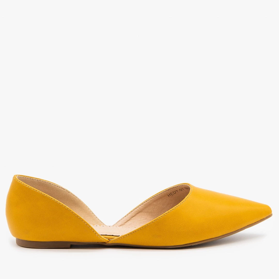 Refresh Classic Pointed Toe D'Orsay Flats Newest Arrivals 4 Refresh Classic Pointed Toe D'Orsay Flats Newest Arrivals