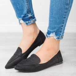 Bella Marie Classic Pointed Toe Loafers Newest Arrivals