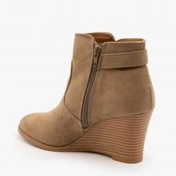 Qupid Shoes Newest Arrivals Classic Wedge Booties FINAL SALE 7 Qupid Shoes Newest Arrivals Classic Wedge Booties FINAL SALE