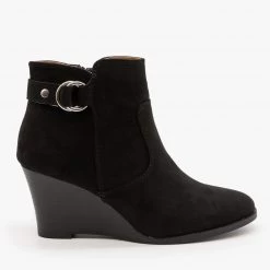 Qupid Shoes Newest Arrivals Classic Wedge Booties FINAL SALE 8 Qupid Shoes Newest Arrivals Classic Wedge Booties FINAL SALE