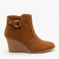 Qupid Shoes Newest Arrivals Classic Wedge Booties FINAL SALE 10 Qupid Shoes Newest Arrivals Classic Wedge Booties FINAL SALE