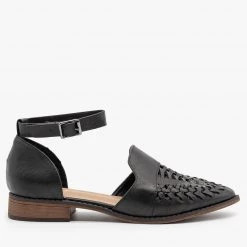 Mata Classic Woven Toe D'Orsay Flats Newest Arrivals