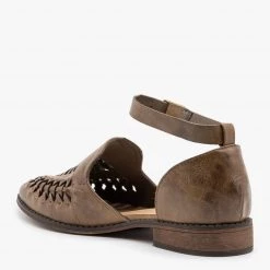 Mata Classic Woven Toe D'Orsay Flats Newest Arrivals