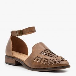 Mata Classic Woven Toe D'Orsay Flats Newest Arrivals