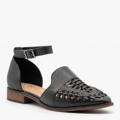 Mata Classic Woven Toe D'Orsay Flats Newest Arrivals