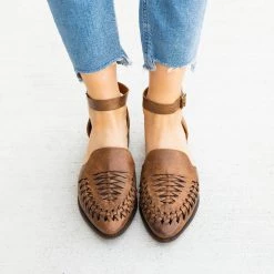 Mata Classic Woven Toe D'Orsay Flats Newest Arrivals