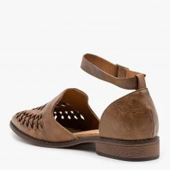 Mata Classic Woven Toe D'Orsay Flats Newest Arrivals