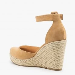 Soda Shoes Newest Arrivals Classy Espadrille Wedge Heels