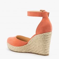 Soda Shoes Newest Arrivals Classy Espadrille Wedge Heels
