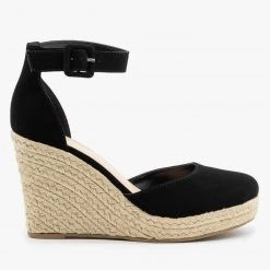 Soda Shoes Newest Arrivals Classy Espadrille Wedge Heels