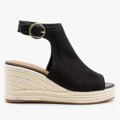 Qupid Shoes Classy Espadrille Wedge Sandals 9 Qupid Shoes Classy Espadrille Wedge Sandals