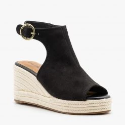 Qupid Shoes Classy Espadrille Wedge Sandals 10 Qupid Shoes Classy Espadrille Wedge Sandals