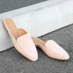 Qupid Shoes Classy Flat Mules Newest Arrivals