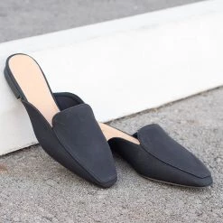 Qupid Shoes Classy Flat Mules Newest Arrivals