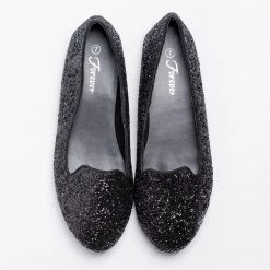 Forever Newest Arrivals Classy Glitter Loafer Mules