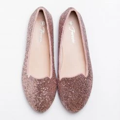 Forever Newest Arrivals Classy Glitter Loafer Mules