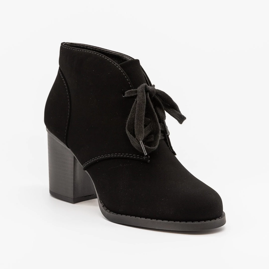 Soda Shoes Classy Lace-Up Ankle Booties Newest Arrivals 4 Soda Shoes Classy Lace-Up Ankle Booties Newest Arrivals