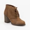 Soda Shoes Classy Lace-Up Ankle Booties Newest Arrivals