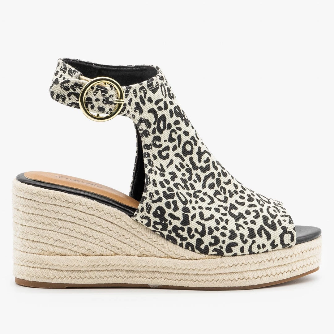 Qupid Shoes Newest Arrivals Classy Leopard Espadrille Wedge Sandals 1 Qupid Shoes Newest Arrivals Classy Leopard Espadrille Wedge Sandals