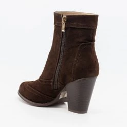 ML Shoes Classy Oxford-Style Almond Booties Newest Arrivals