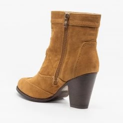 ML Shoes Classy Oxford-Style Almond Booties Newest Arrivals