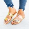 Sunny Feet Clear Iridescent Slip-On Sandals Newest Arrivals