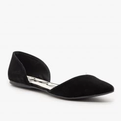 Qupid Shoes Newest Arrivals Clear Side D'Orsay Flats
