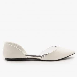 Qupid Shoes Newest Arrivals Clear Side D'Orsay Flats 10 Qupid Shoes Newest Arrivals Clear Side D'Orsay Flats
