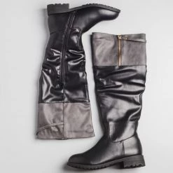 Olivia Miller Newest Arrivals Color Block Riding Boots