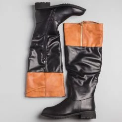 Olivia Miller Newest Arrivals Color Block Riding Boots