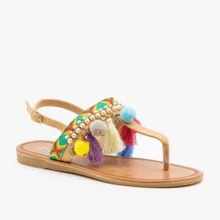 Refresh Newest Arrivals Colorful Boho Sandals