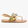 Refresh Newest Arrivals Colorful Boho Sandals