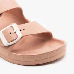 H2K Shoes Colorful Double Buckle Foam Slides