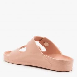 H2K Shoes Colorful Double Buckle Foam Slides