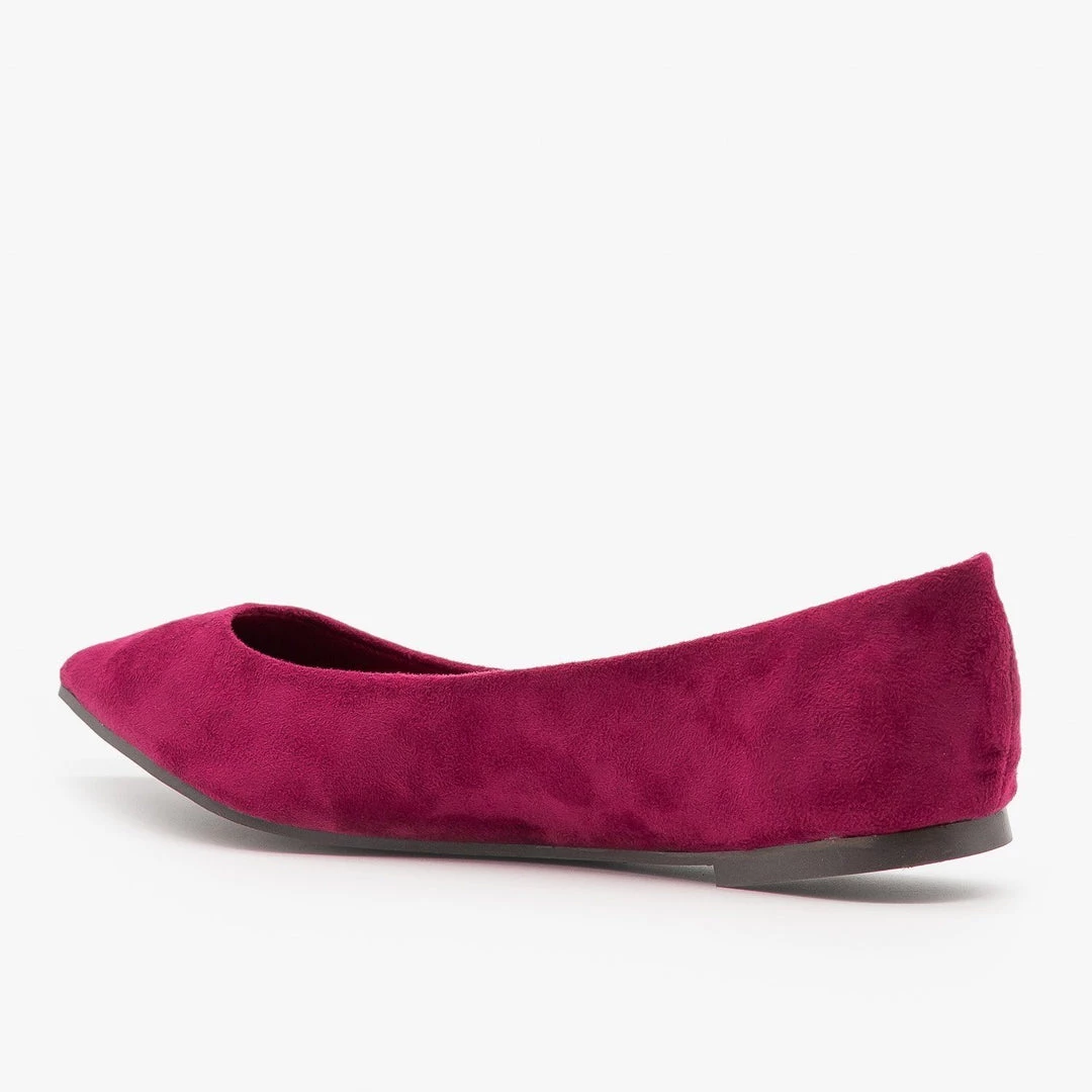 Breckelle's Colorful Pointed Toe Ballet Flats Newest Arrivals 7 Breckelle's Colorful Pointed Toe Ballet Flats Newest Arrivals