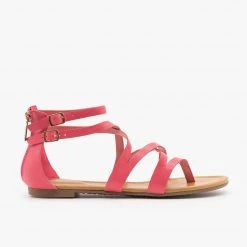 Breckelle's Colorful Strappy Sandals Newest Arrivals