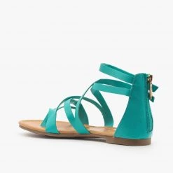 Breckelle's Colorful Strappy Sandals Newest Arrivals