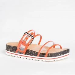 Nature Breeze Colorful Transparent Strap Slides 7 Nature Breeze Colorful Transparent Strap Slides