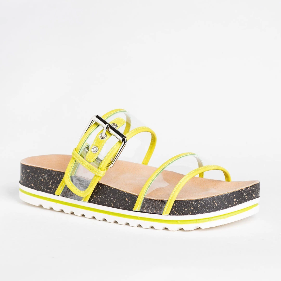 Nature Breeze Colorful Transparent Strap Slides 5 Nature Breeze Colorful Transparent Strap Slides