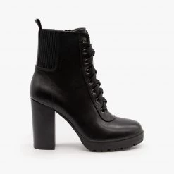 Refresh Combat Heel Booties Newest Arrivals