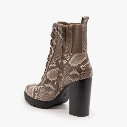 Refresh Combat Heel Booties Newest Arrivals